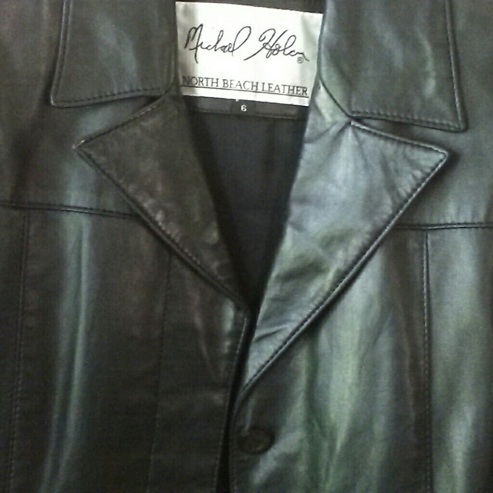 High quality 100% genuine leather jacket